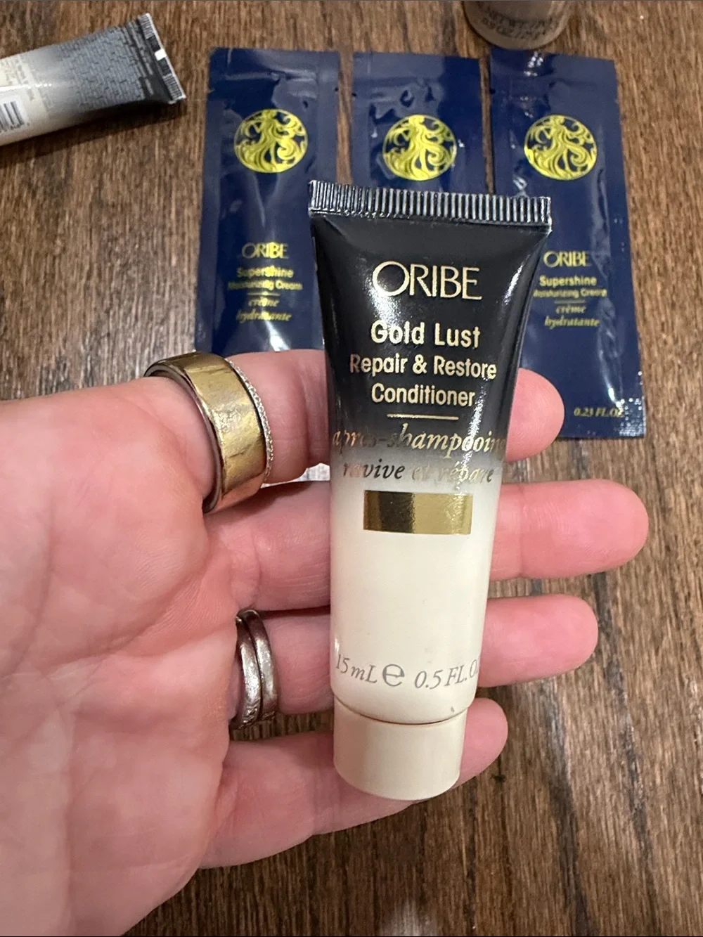 Oribe Supershine Moisturizing Cream & Gold Lust Travel Set
